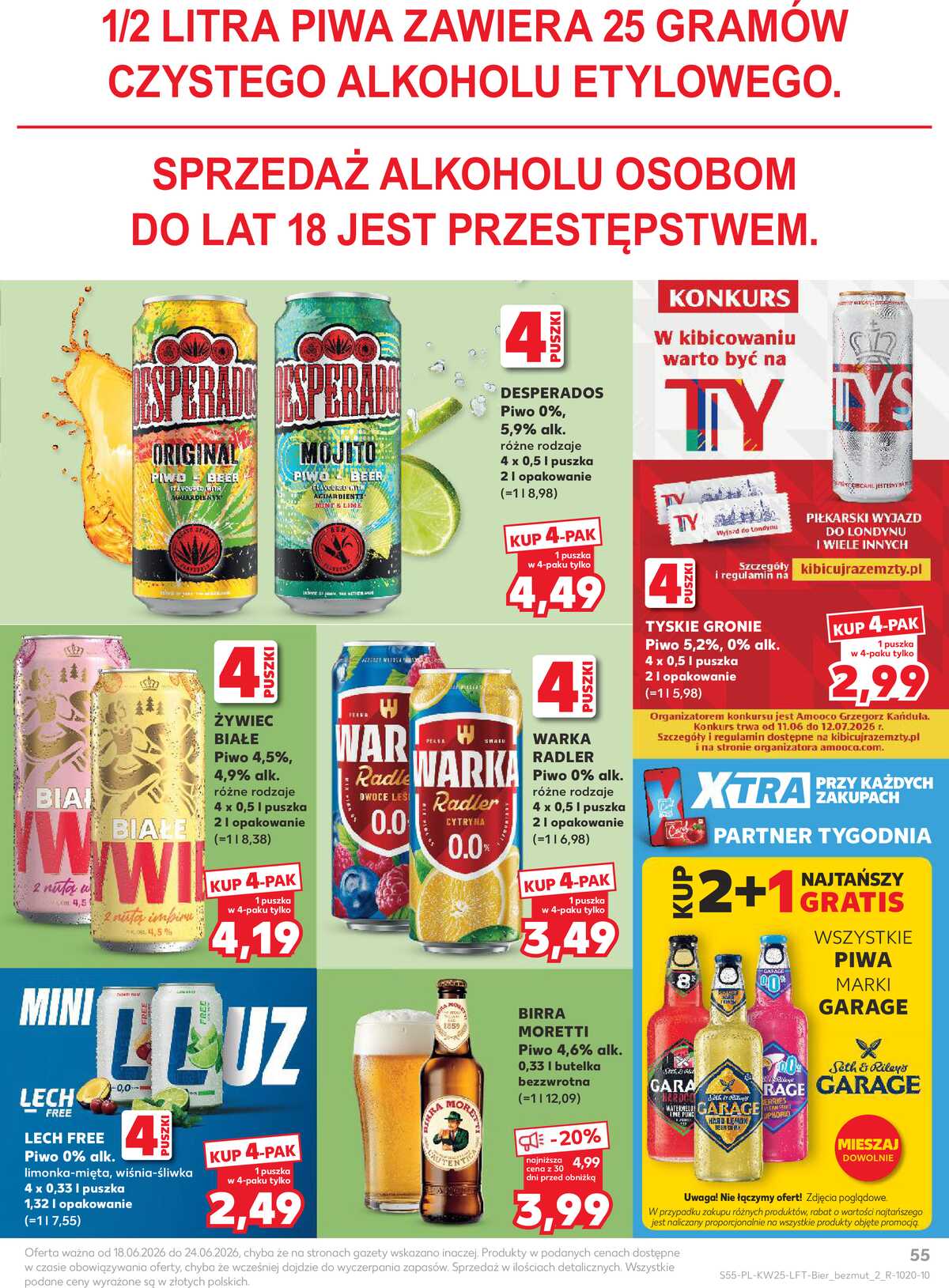 Leták Kaufland Polsko 18.6.-24.6.2026 - Týdenní zpravodaj strana 55