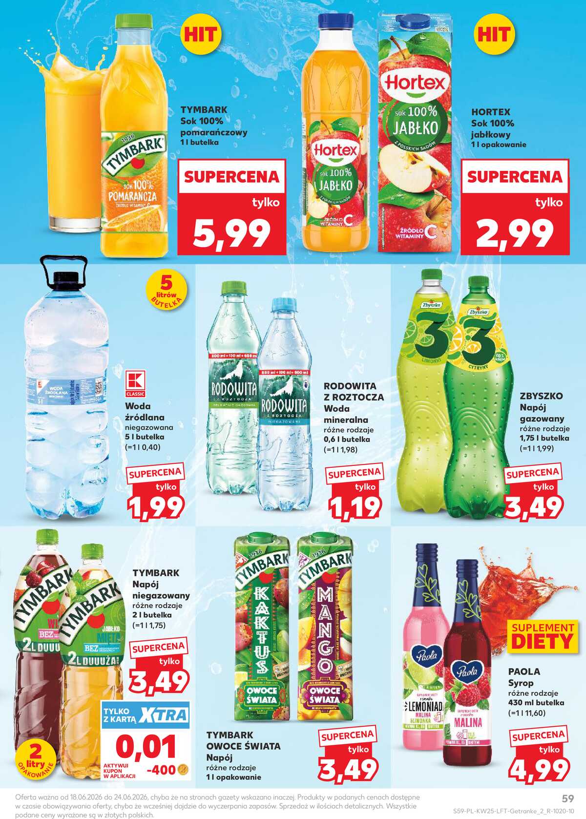Leták Kaufland Polsko 18.6.-24.6.2026 - Týdenní zpravodaj strana 59