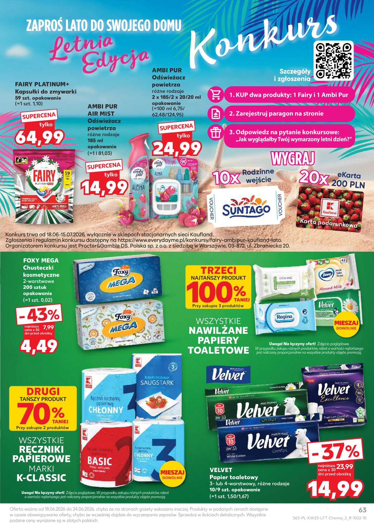 Leták Kaufland Polsko 18.6.-24.6.2026 - Týdenní zpravodaj strana 63