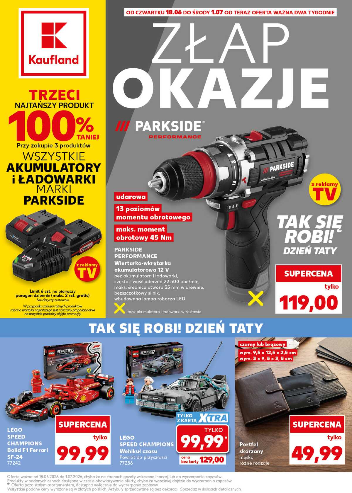 Leták Kaufland Polsko 18.6.-1.7.2026 strana 1