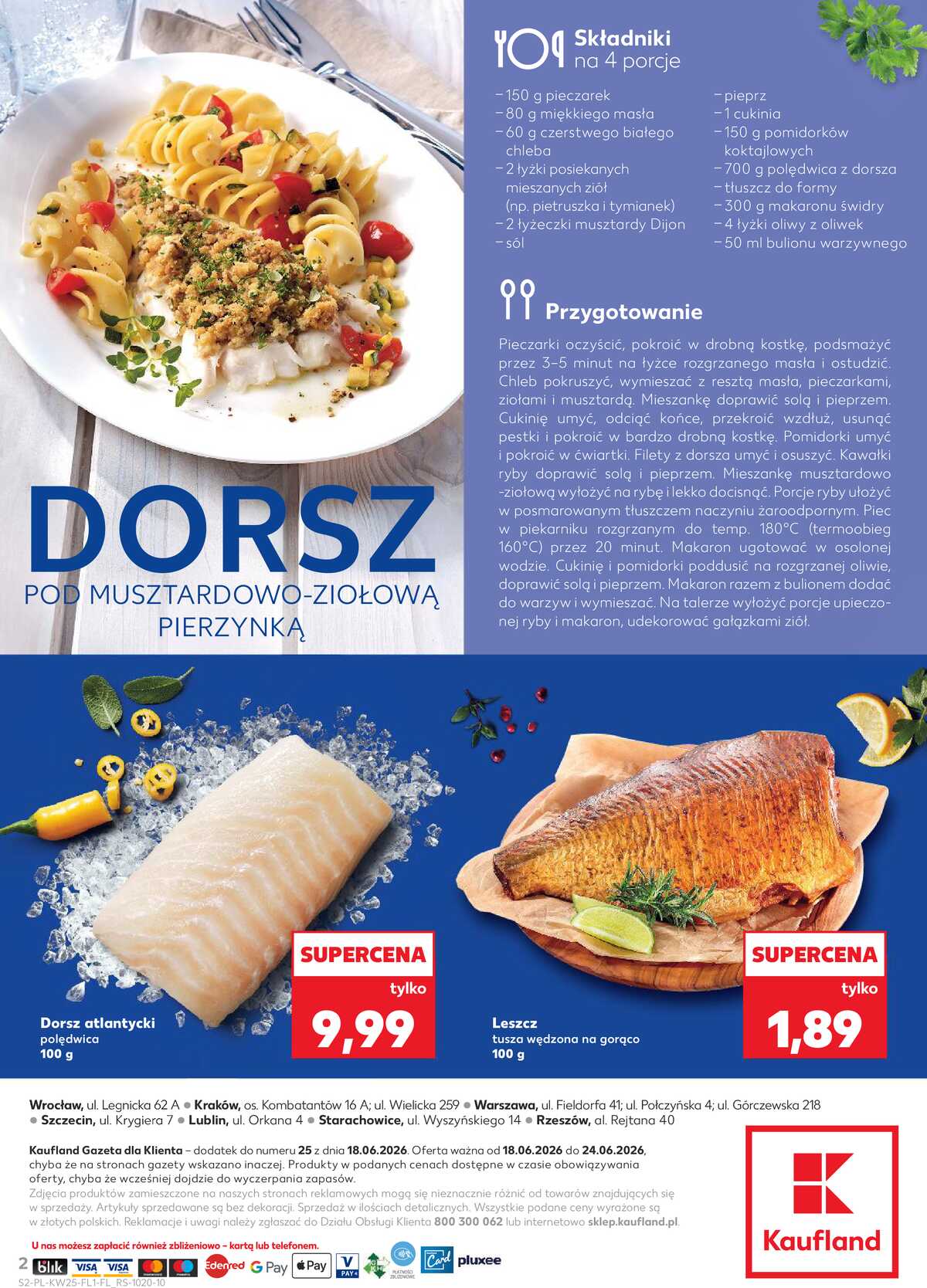 Leták Kaufland Polsko 18.6.-24.6.2026 - Ryby z našeho pultu strana 2