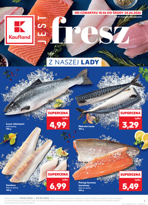 Leták Kaufland Polsko 18.6.-24.6.2026 - Ryby z našeho pultu