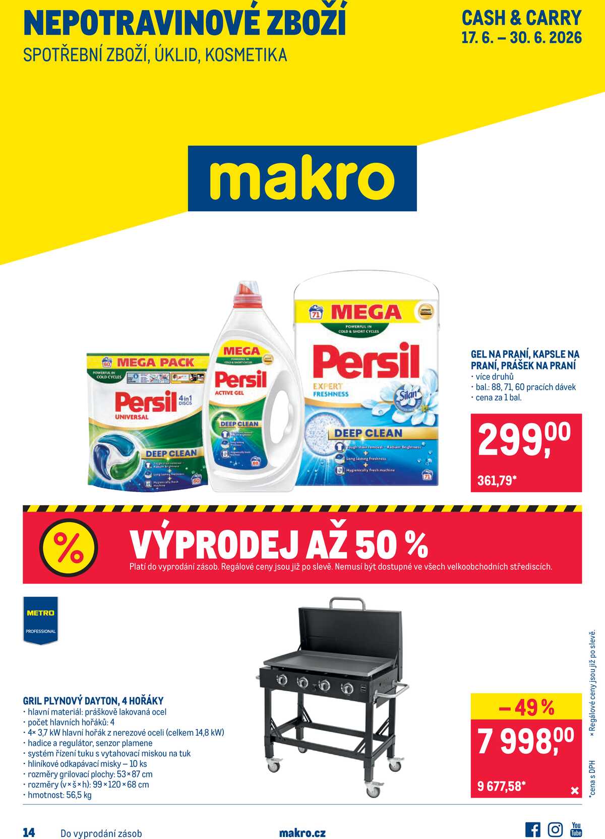 MAKRO Nepotravinové zboží do 30.6. strana 1