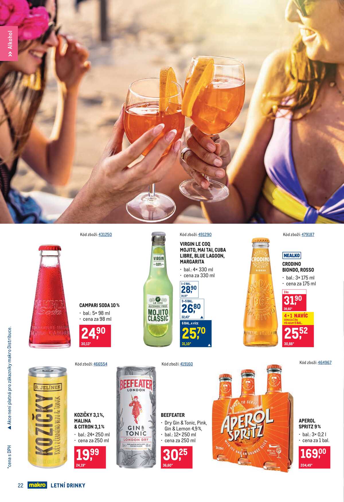 MAKRO Letní drinky do 14.7. strana 22