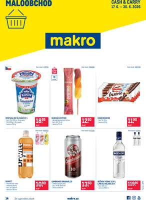 MAKRO Maloobchod od 17.6. do 30.6.2026