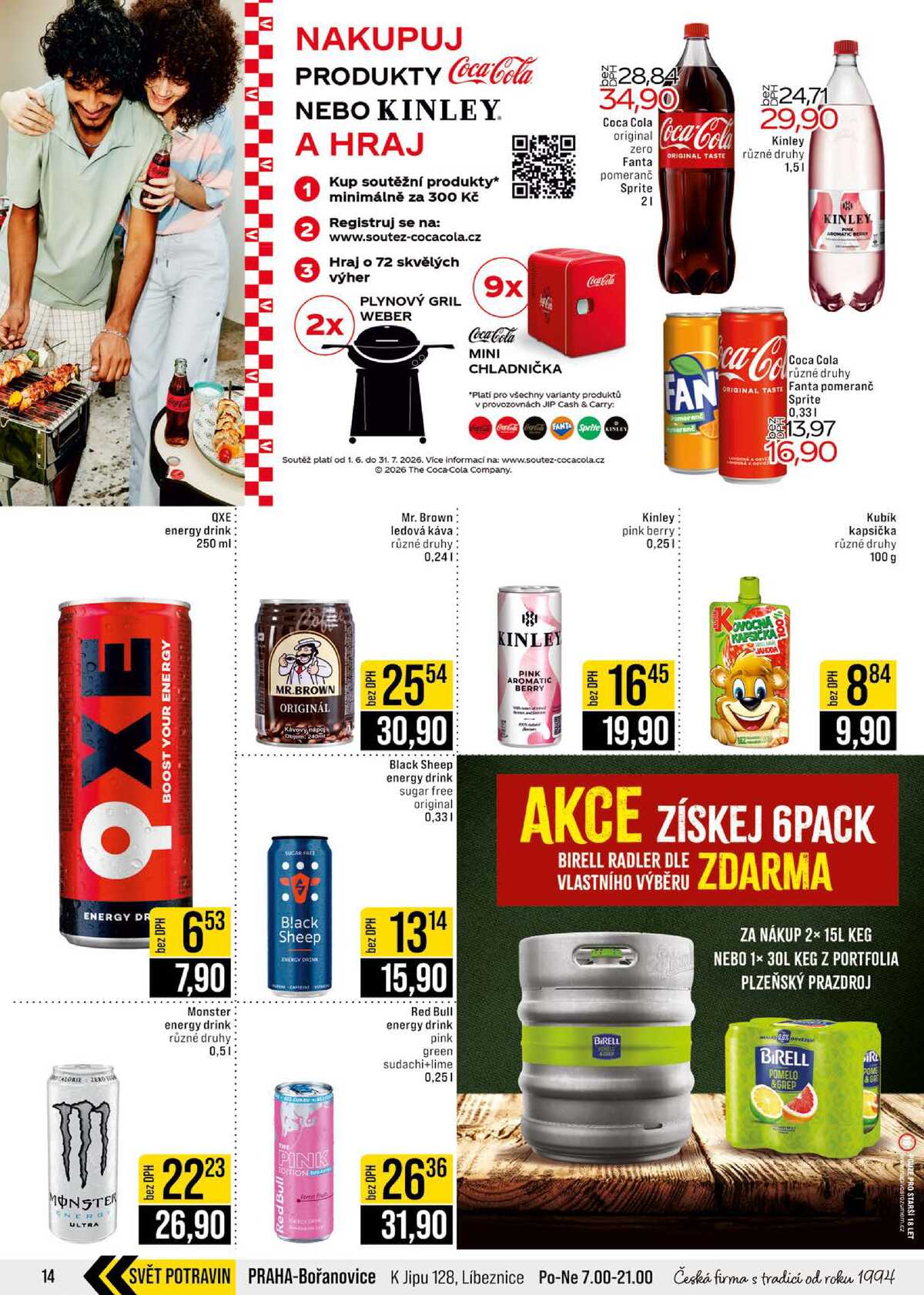 JIP Cash & Carry Brno, Praha, Ostrava, Jilemnice, Pardubice, Ostrava, Karlovy Vary, Olomouc a Zlín od 17.6. do 23.6.2026 strana 14