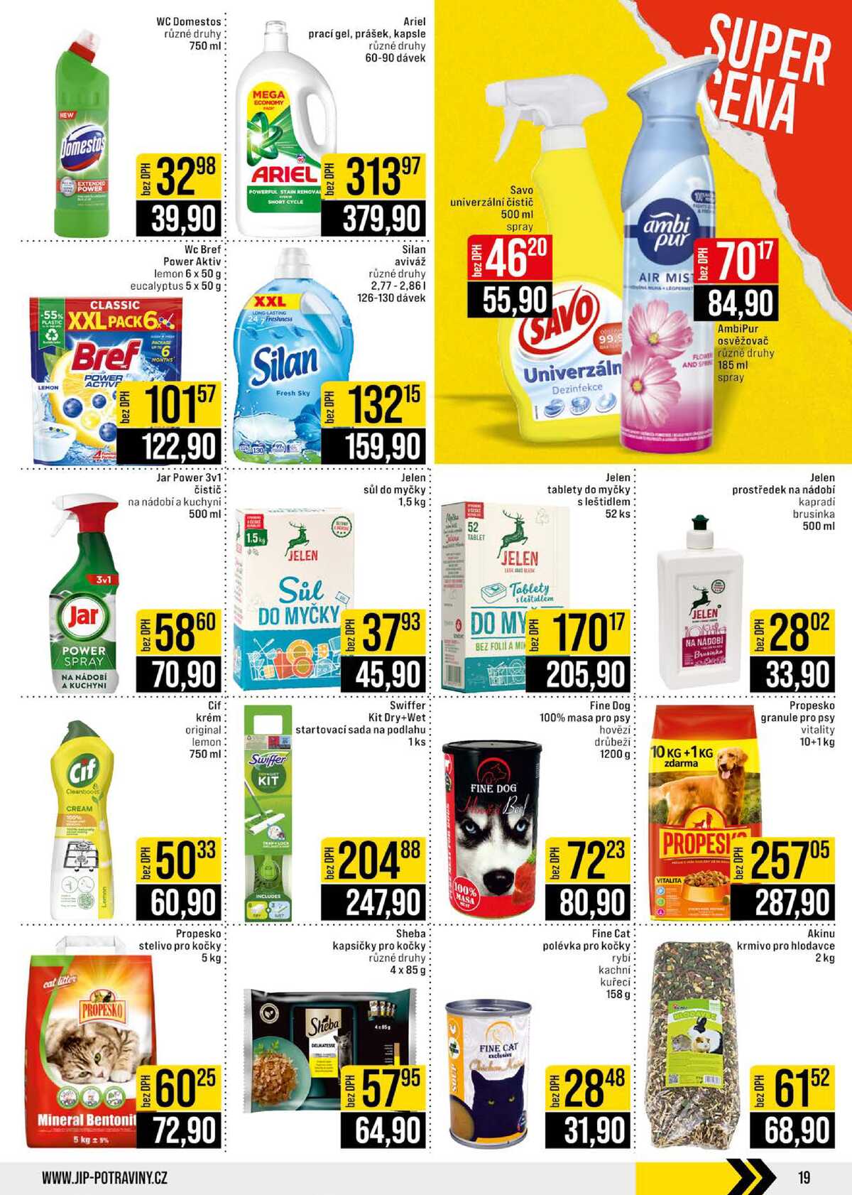 JIP Cash & Carry Brno, Praha, Ostrava, Jilemnice, Pardubice, Ostrava, Karlovy Vary, Olomouc a Zlín od 17.6. do 23.6.2026 strana 19