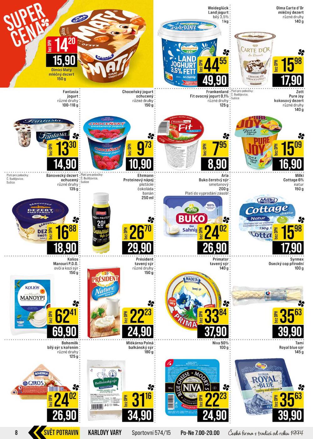 JIP Cash & Carry České Budějovice, Most, Náchod, Polička, Sušice a Svoboda nad Úpou od 17.6. do 23.6.2026
