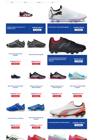 Intersport Kopačky a míče - 18. 6. 2026