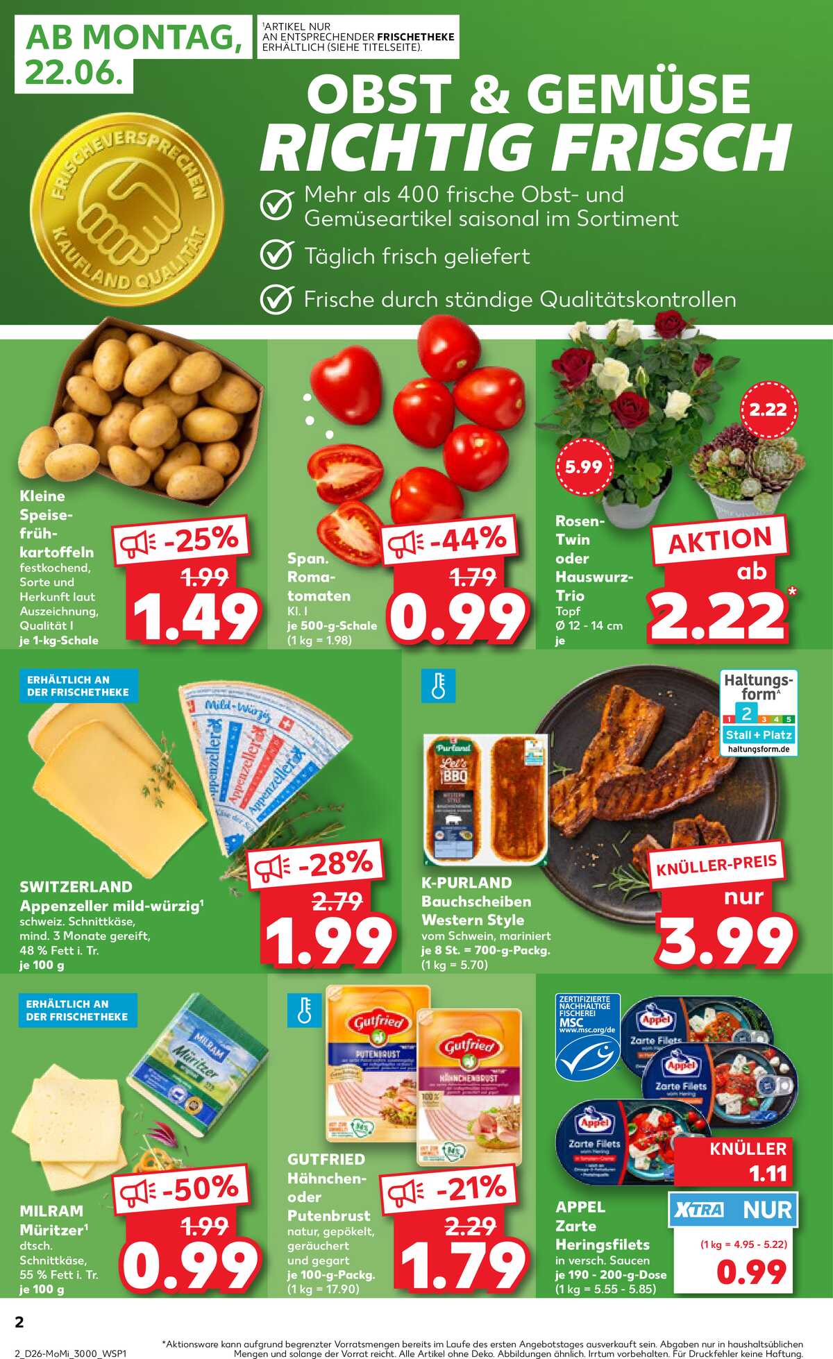 Leták Kaufland Německo 22.6.-24.6.2026 strana 2