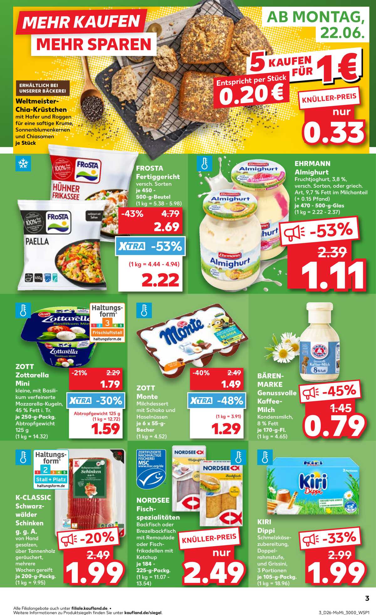 Leták Kaufland Německo 22.6.-24.6.2026 strana 3