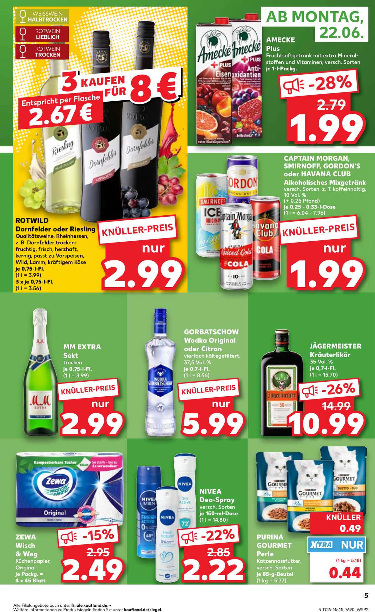 Leták Kaufland Německo 22.6.-24.6.2026 strana 5