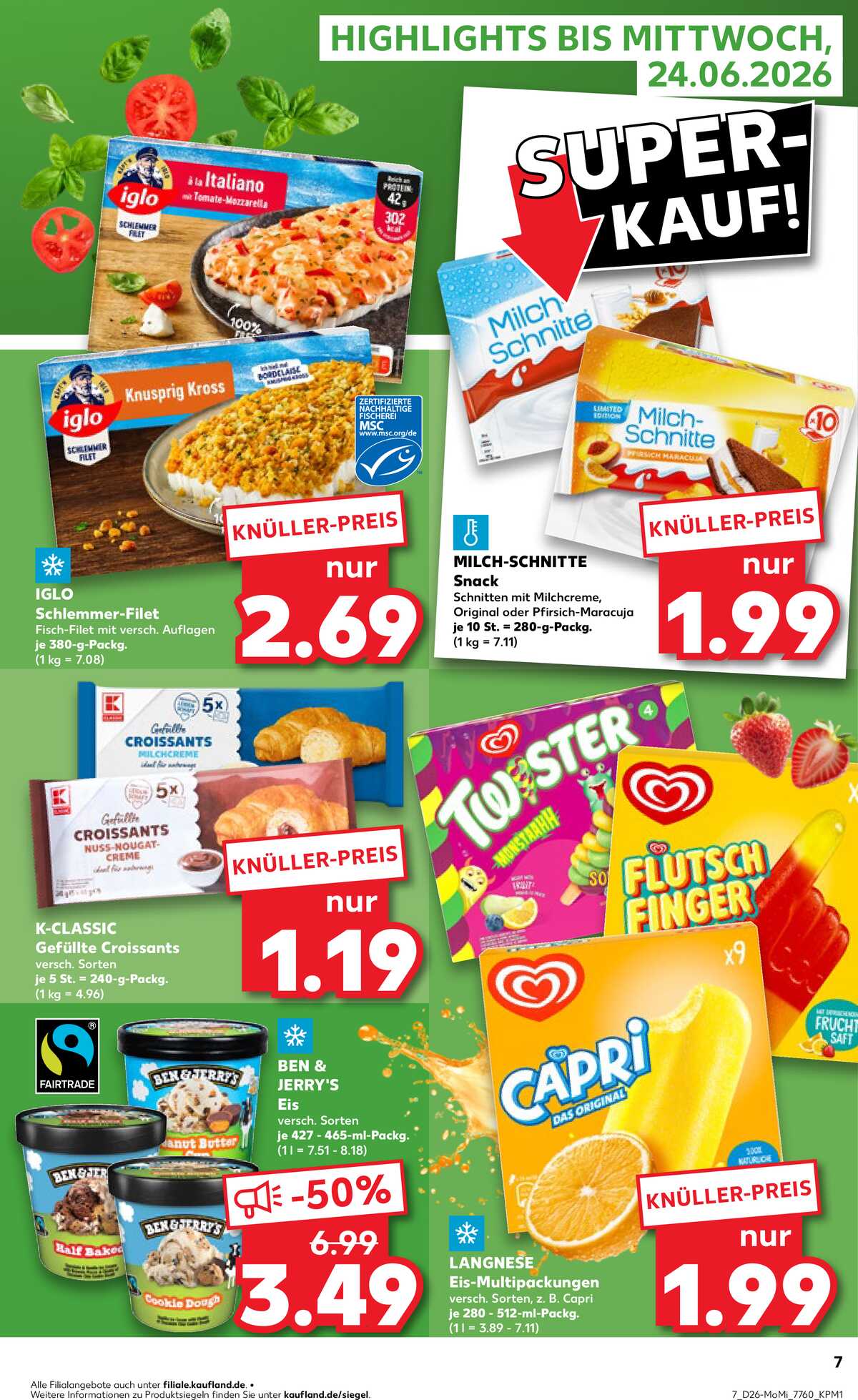 Leták Kaufland Německo 22.6.-24.6.2026 strana 7