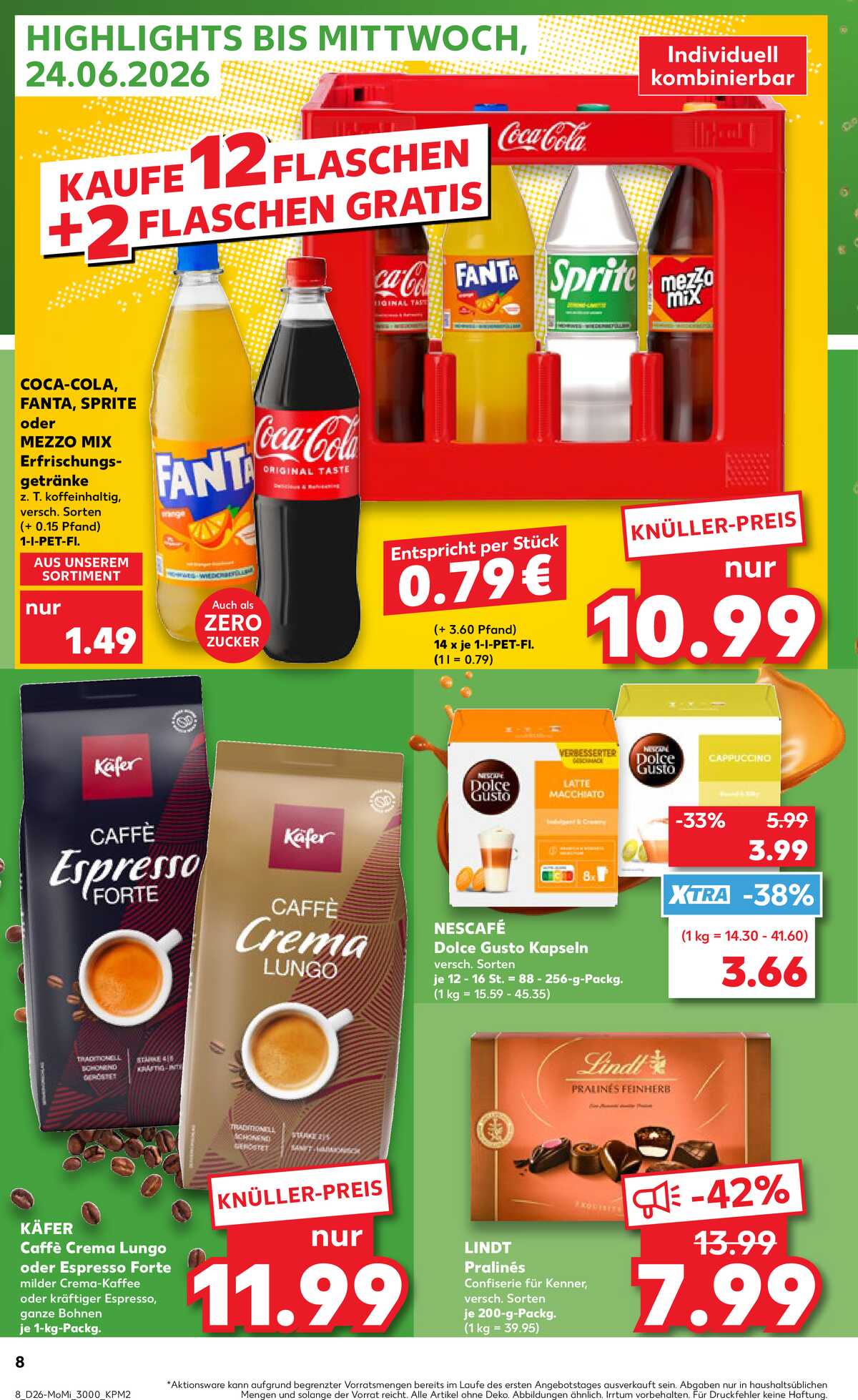 Leták Kaufland Německo 22.6.-24.6.2026 strana 8