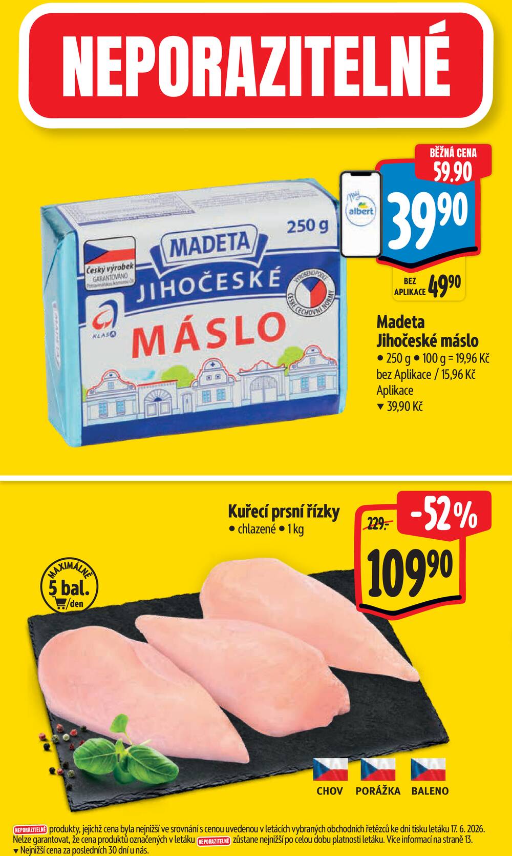 Albert Supermarket Jihomoravský od 24.6. do 30.6.2026
