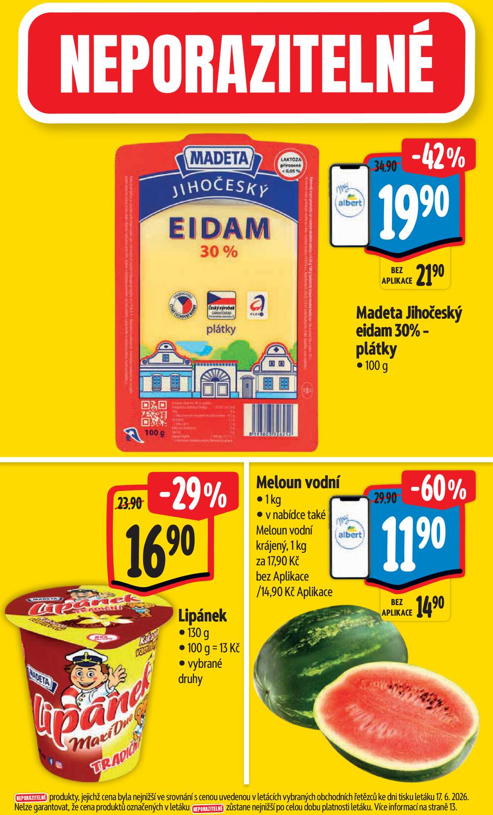 Albert Supermarket Jihomoravský od 24.6. do 30.6.2026
