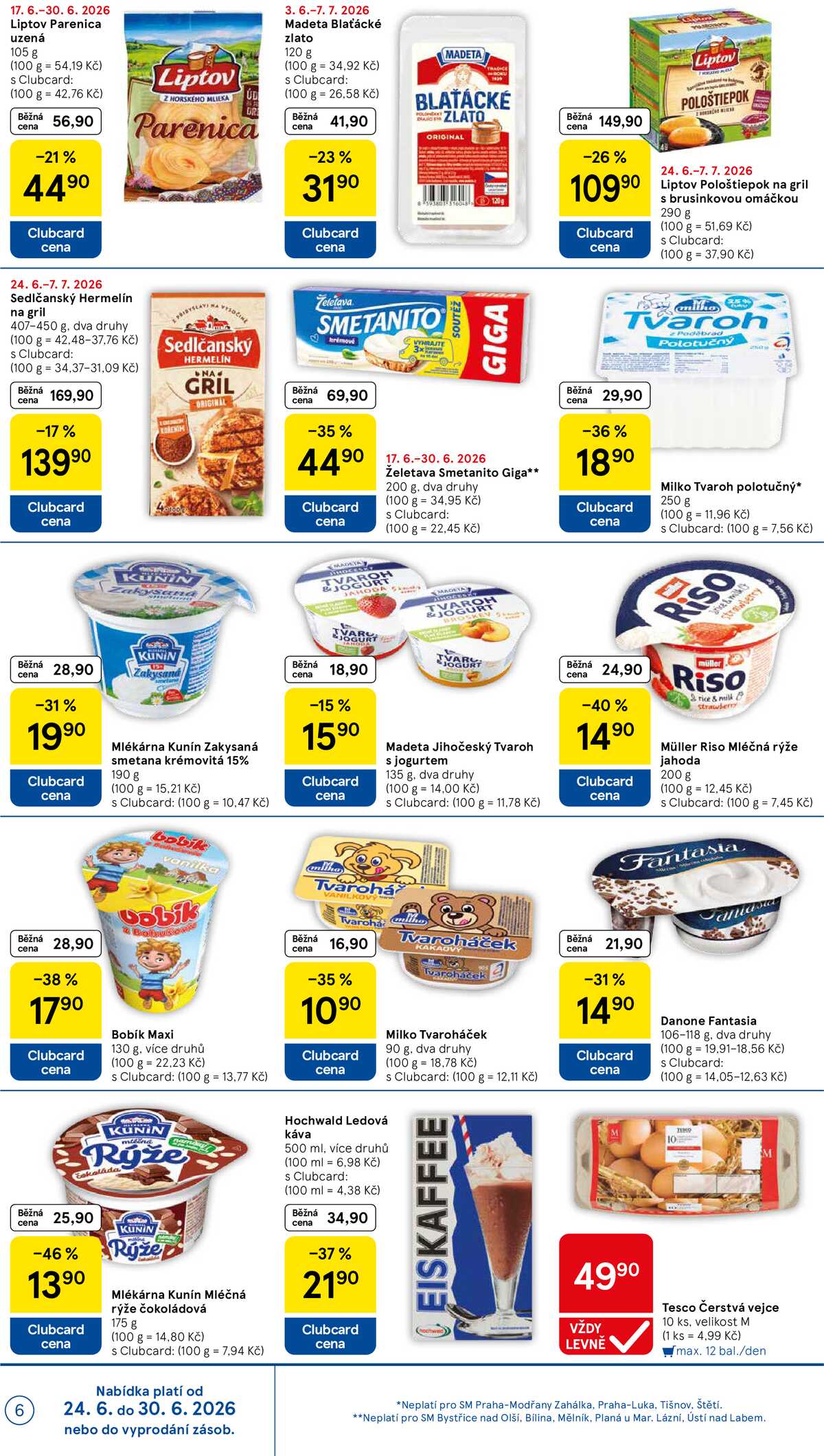 Tesco supermarkety od 24.6. do 30.6.2026 strana 6