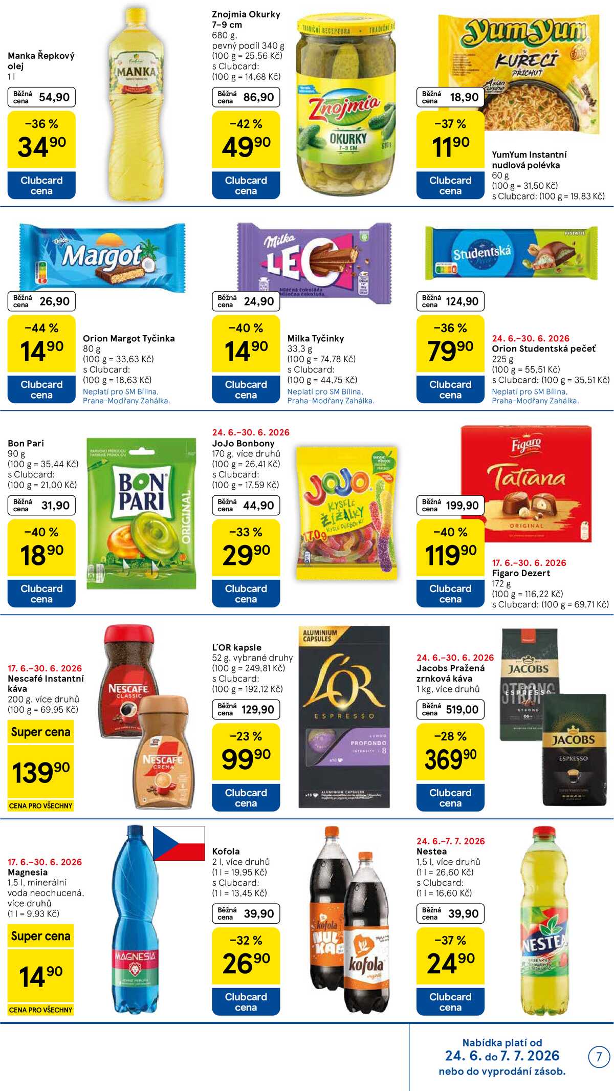 Tesco supermarkety od 24.6. do 30.6.2026 strana 7