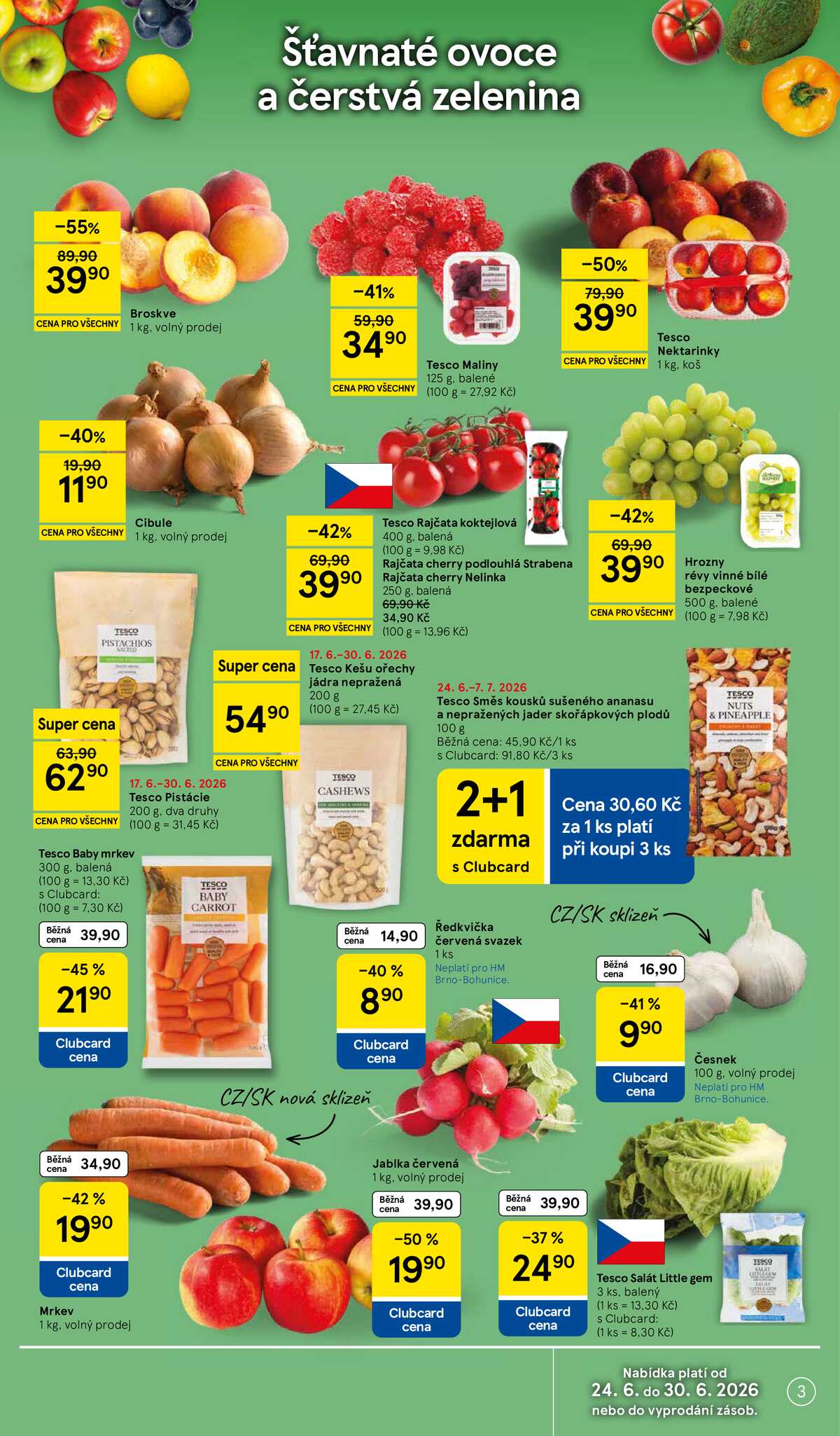 Tesco malé hypermarkety od 24.6. do 30.6.2026 strana 3