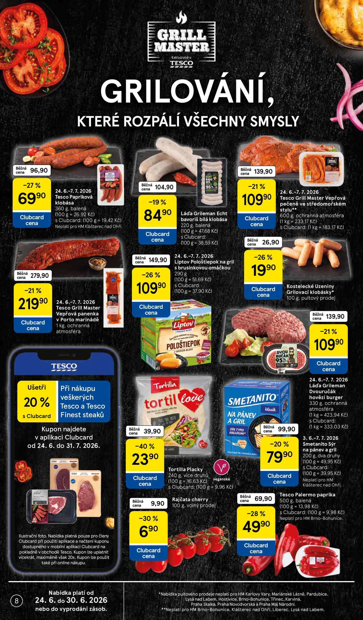 Tesco malé hypermarkety od 24.6. do 30.6.2026 strana 8