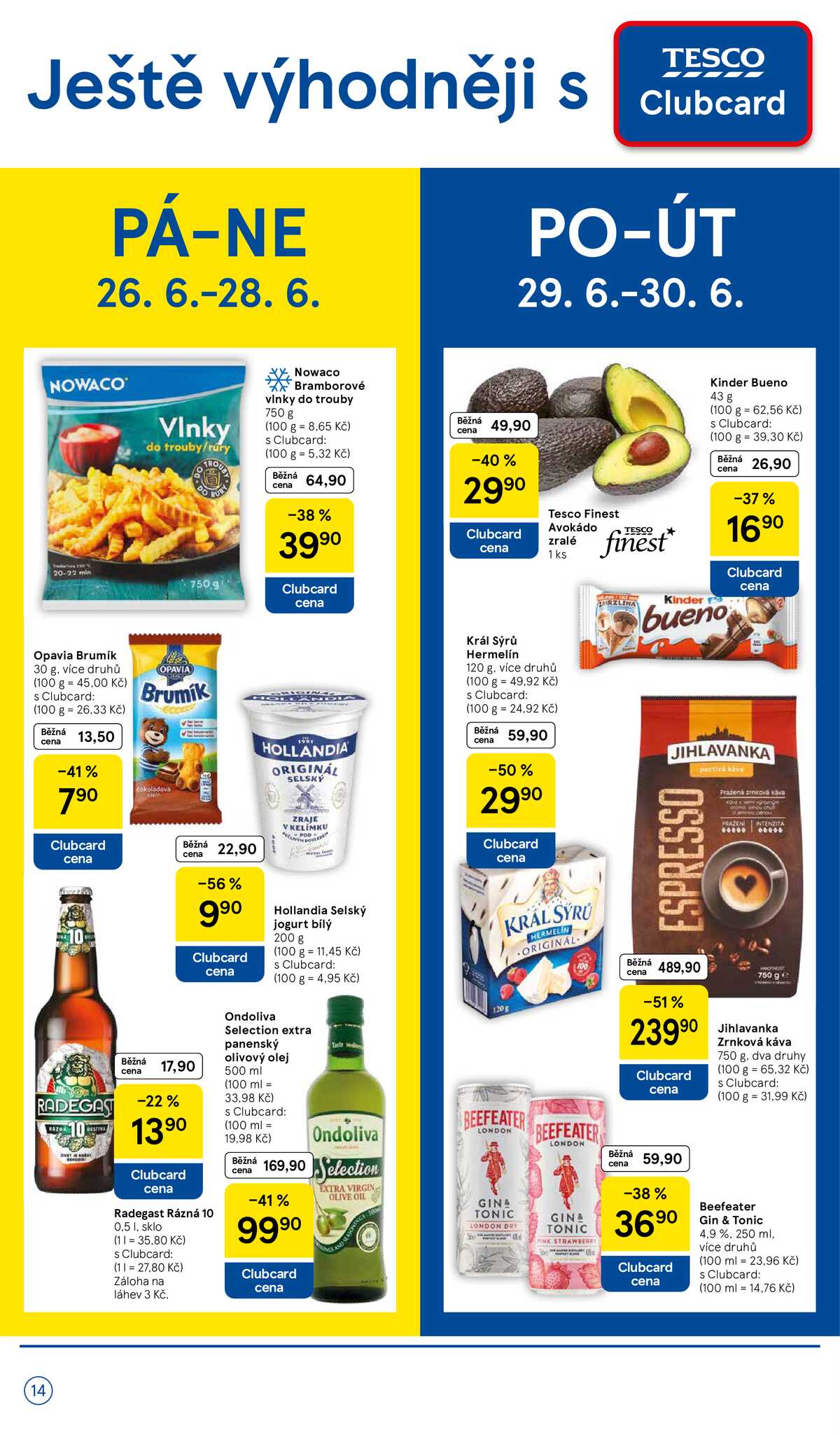 Tesco malé hypermarkety od 24.6. do 30.6.2026 strana 14