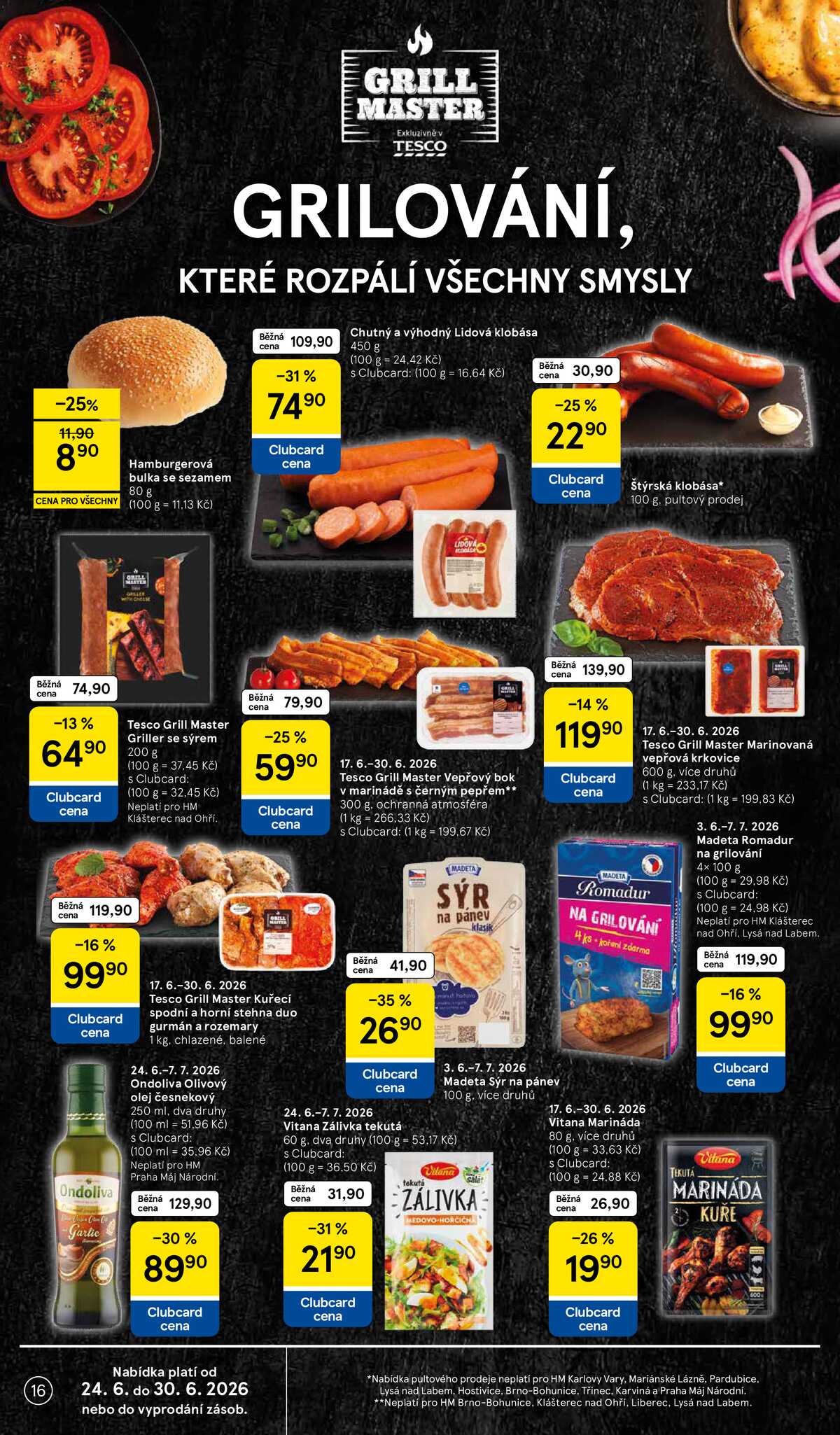 Tesco malé hypermarkety od 24.6. do 30.6.2026 strana 16