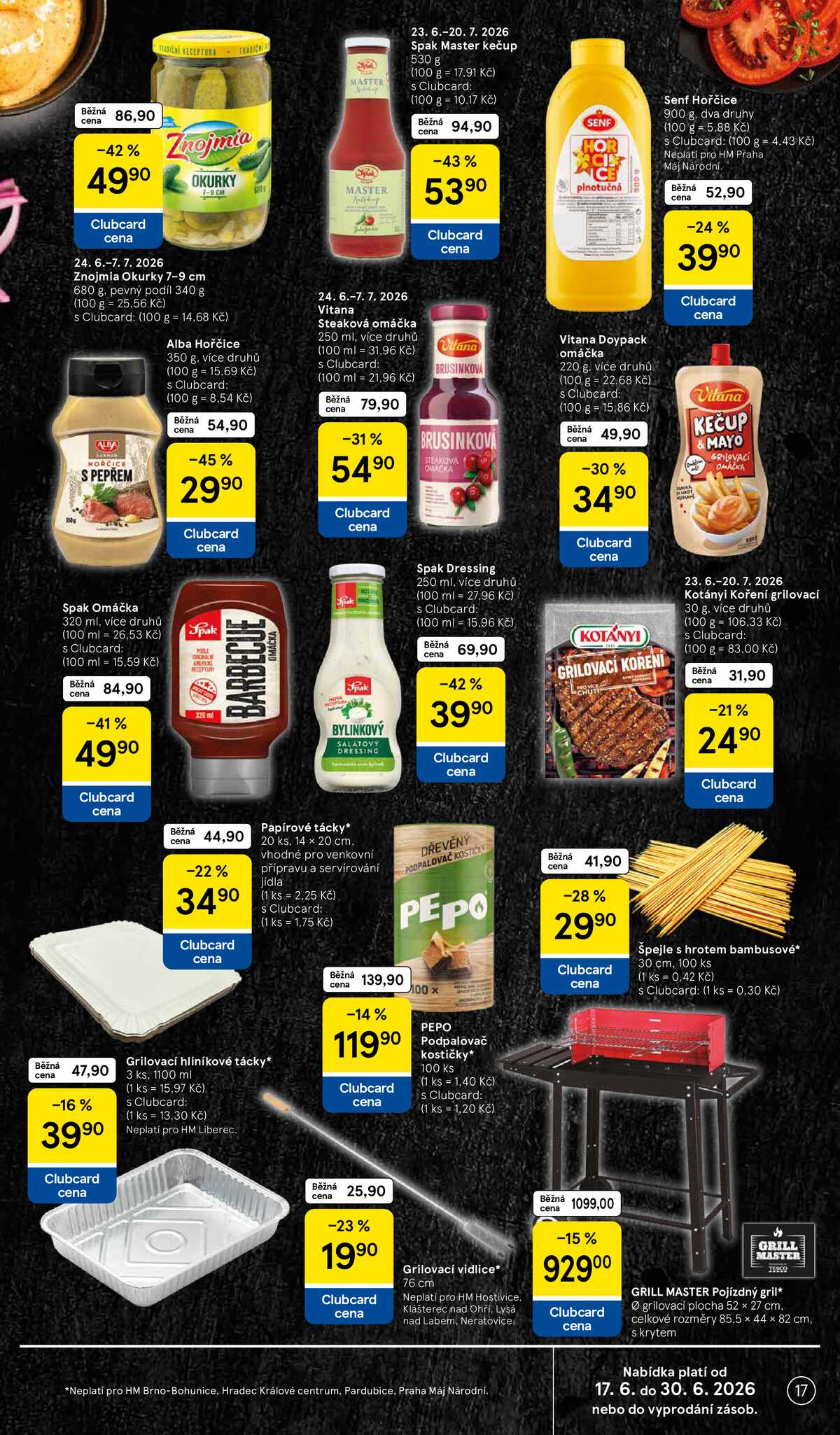 Tesco malé hypermarkety od 24.6. do 30.6.2026 strana 17