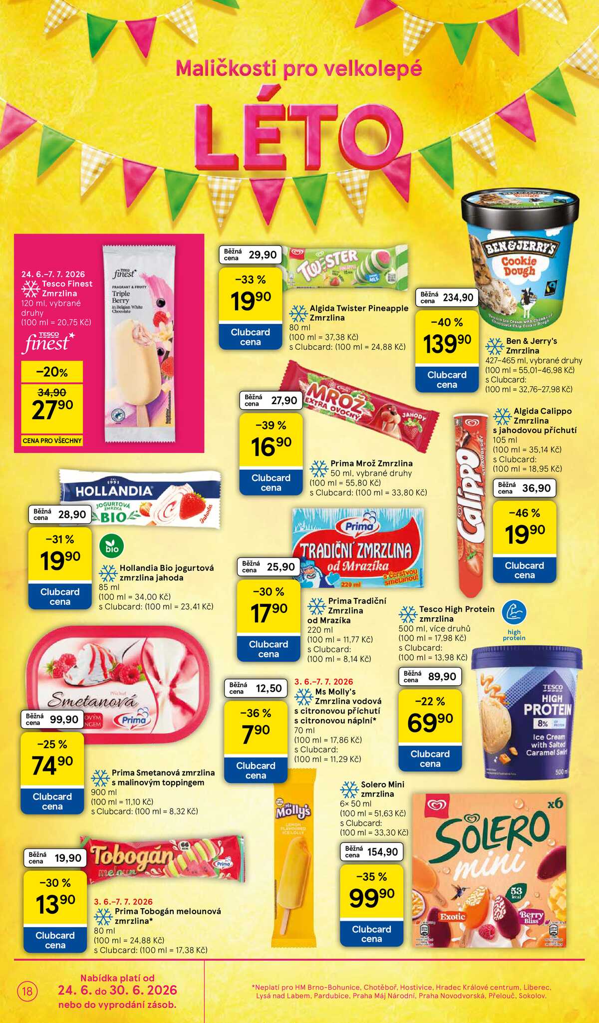 Tesco malé hypermarkety od 24.6. do 30.6.2026 strana 18