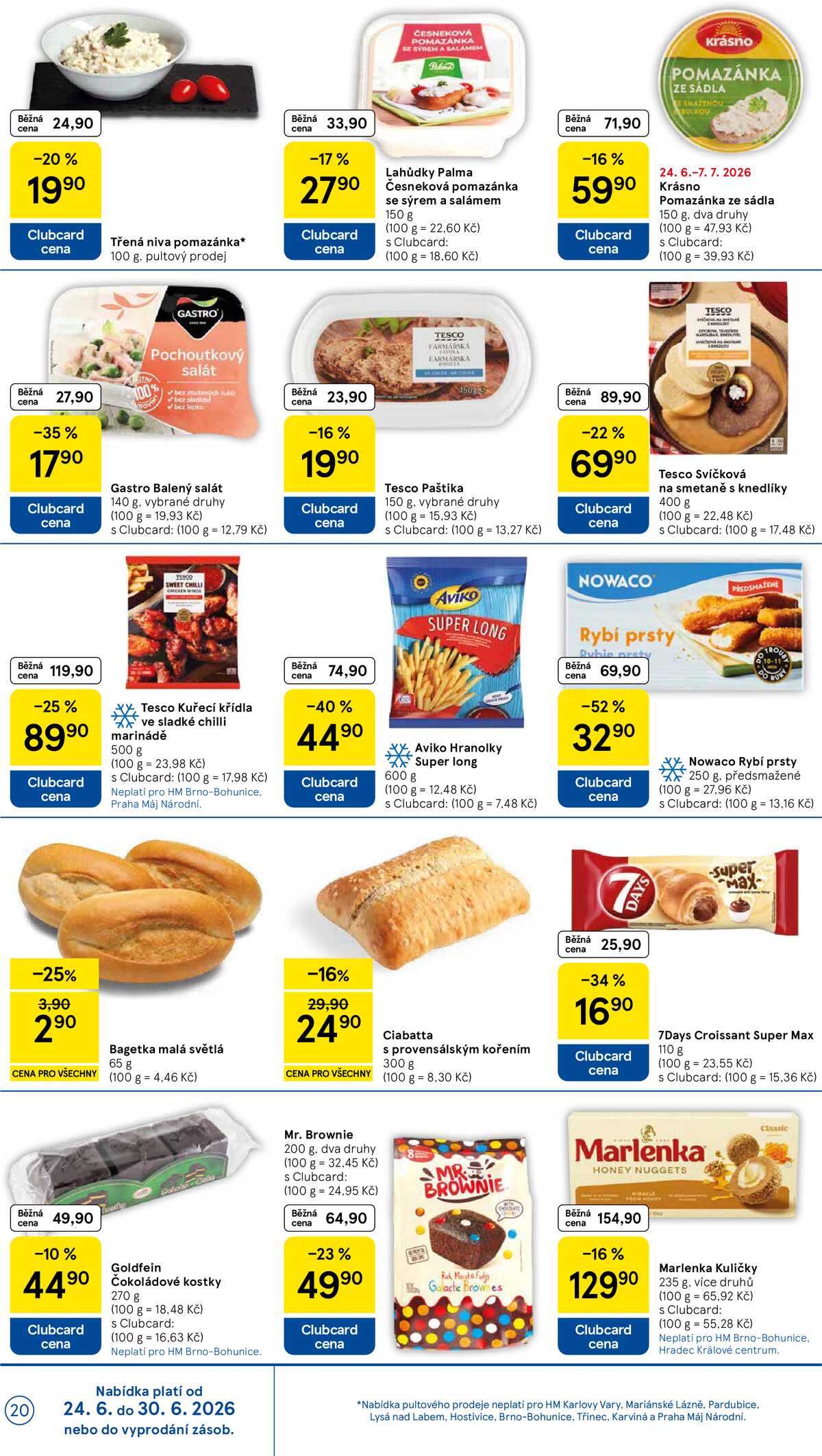 Tesco malé hypermarkety od 24.6. do 30.6.2026 strana 20
