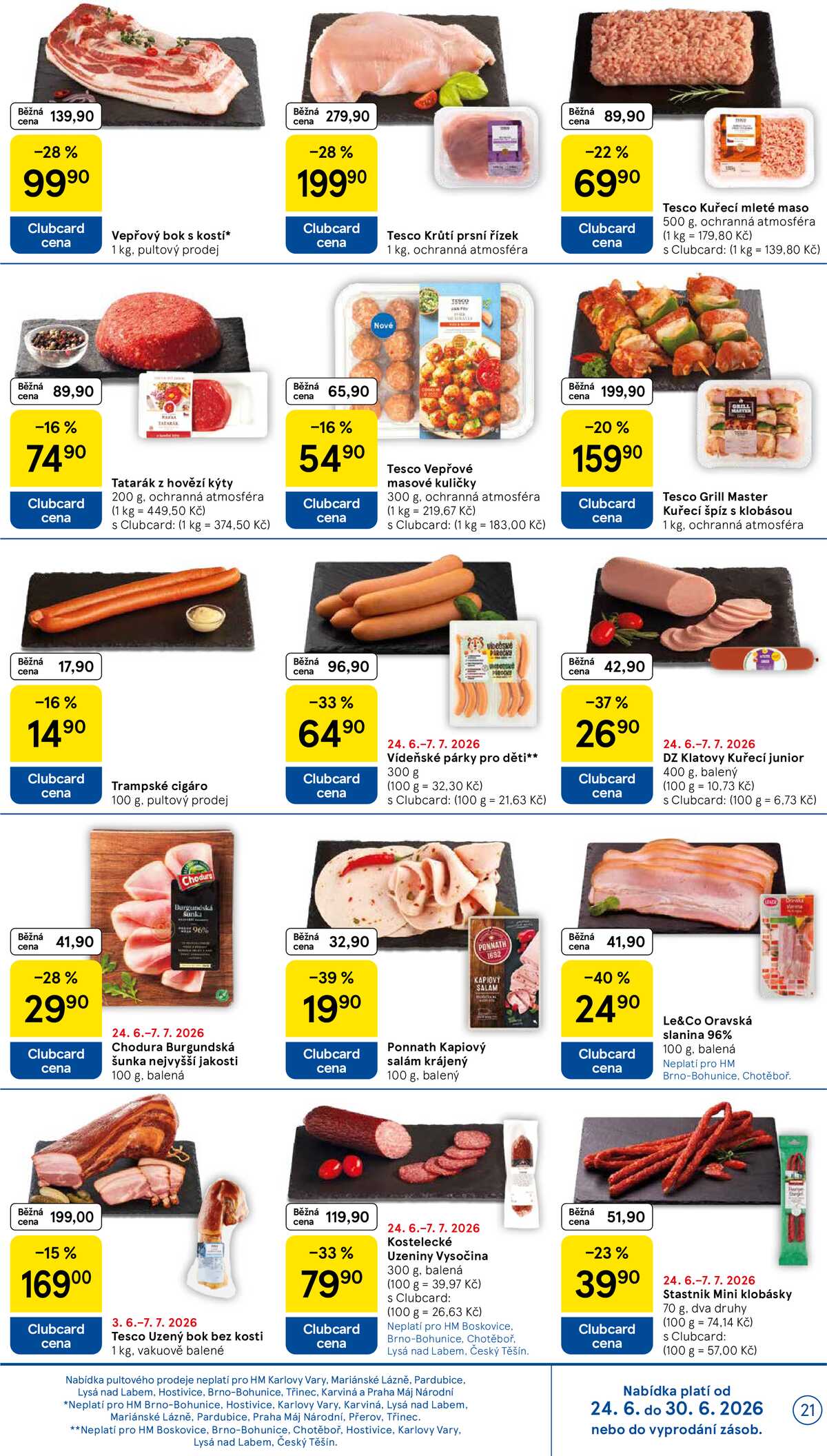 Tesco malé hypermarkety od 24.6. do 30.6.2026 strana 21