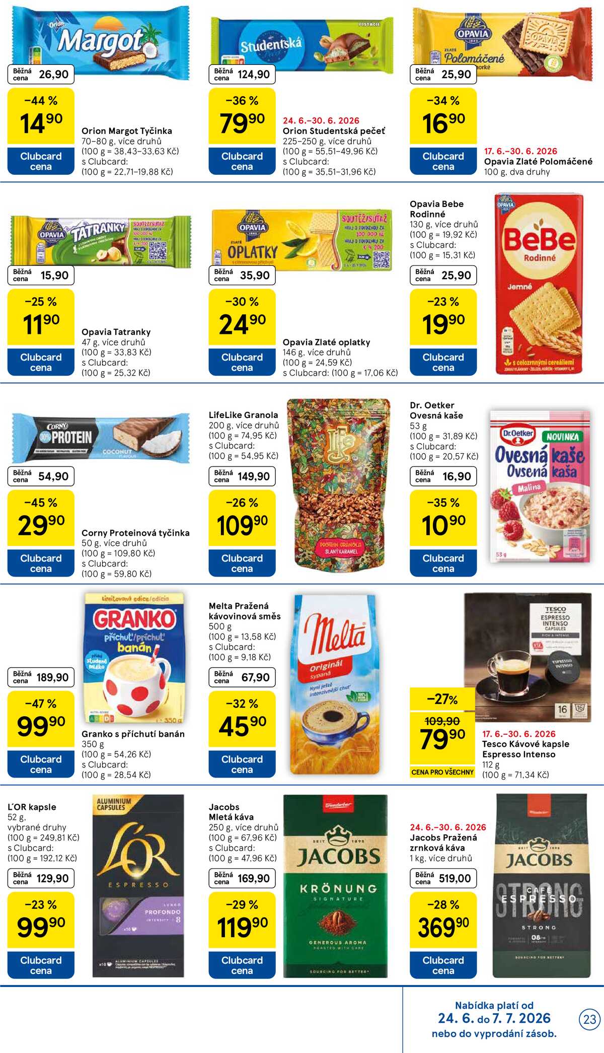 Tesco malé hypermarkety od 24.6. do 30.6.2026 strana 23