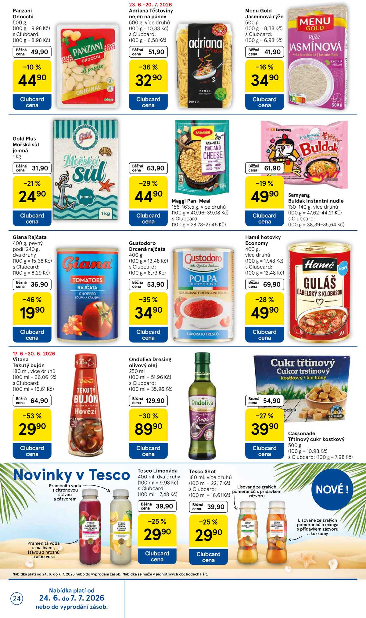 Tesco malé hypermarkety od 24.6. do 30.6.2026 strana 24