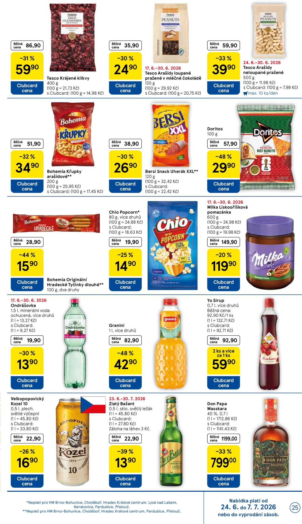 Tesco malé hypermarkety od 24.6. do 30.6.2026 strana 25