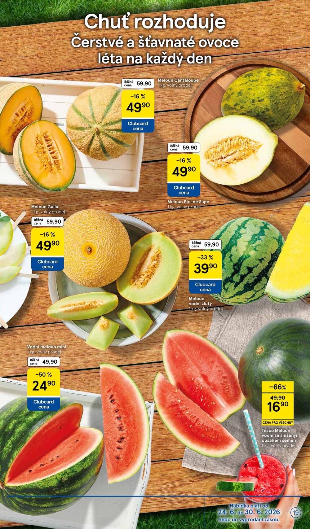 Tesco malé hypermarkety od 24.6. do 30.6.2026