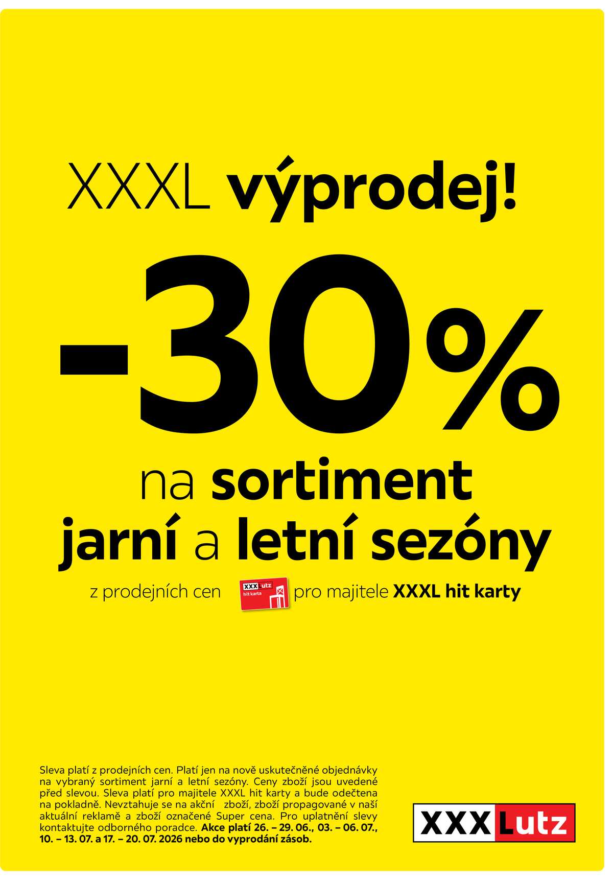XXXLutz - 30 % na sortiment jarní a letní sezóny strana 1