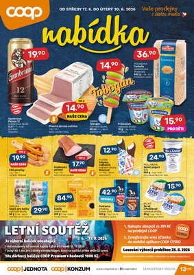COOP Západočeský region do 30.6.