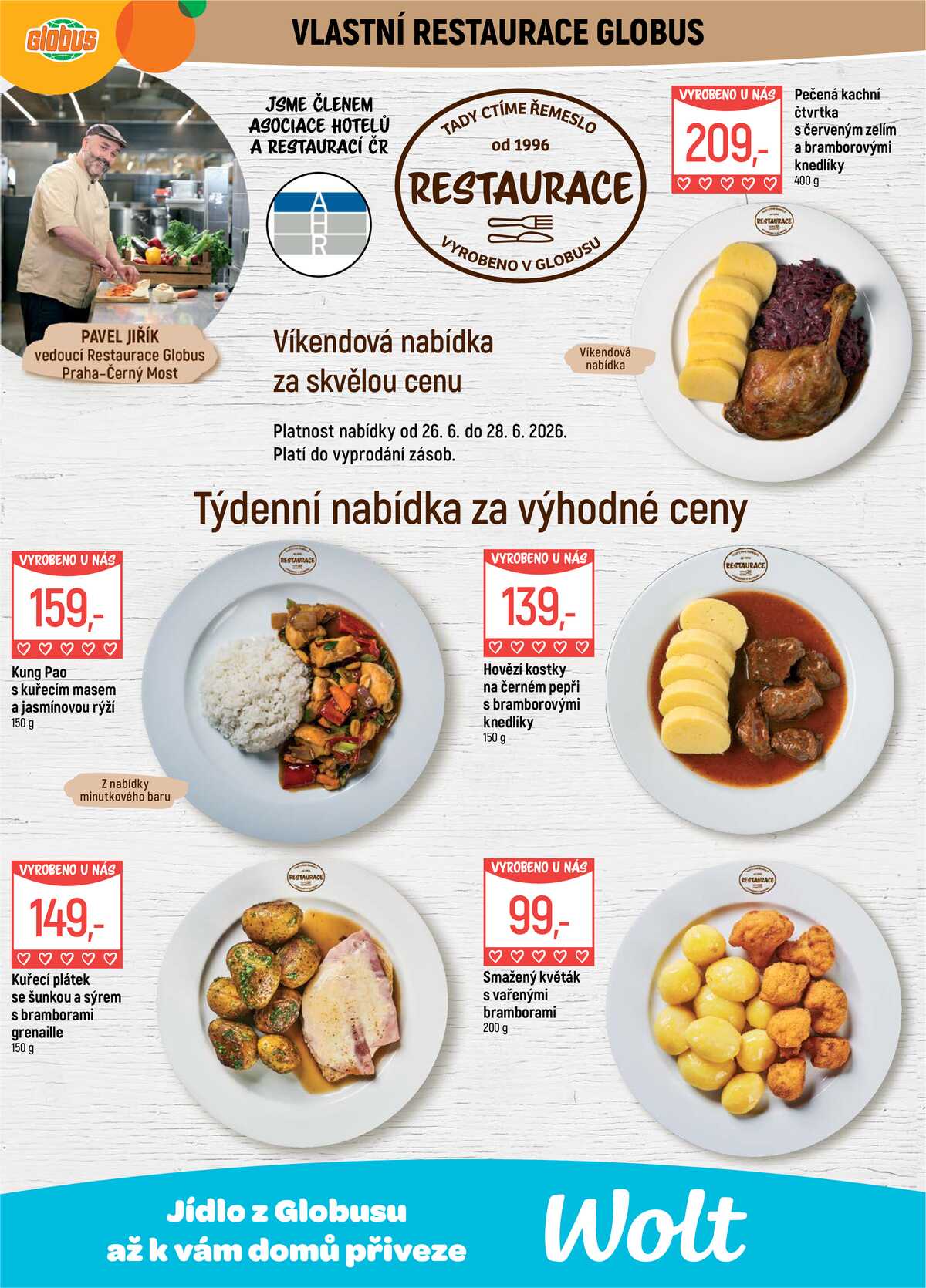 Akční leták Globus 24.6. - 30.6.2026 - Globus Praha - Centrum Černý Most strana 7