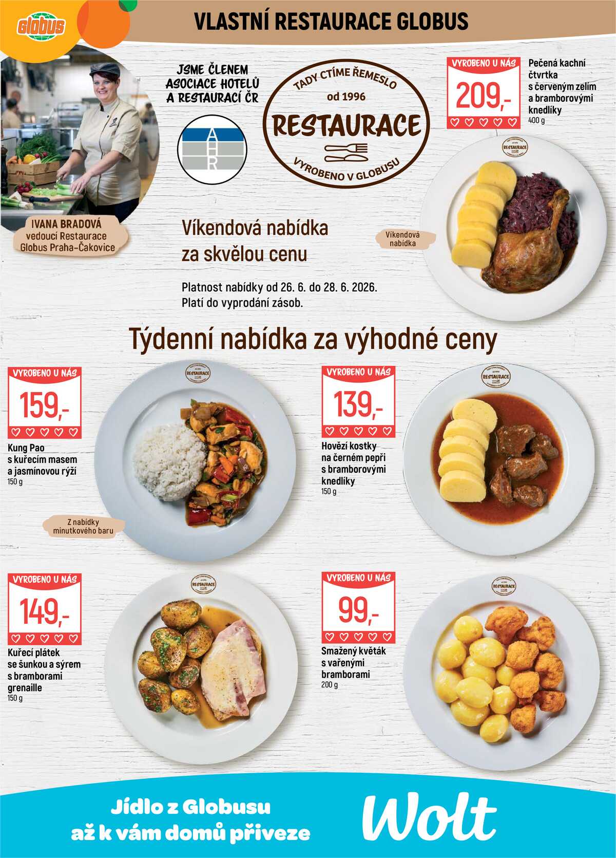 Akční leták Globus 24.6. - 30.6.2026 - Globus Praha - Čakovice strana 7