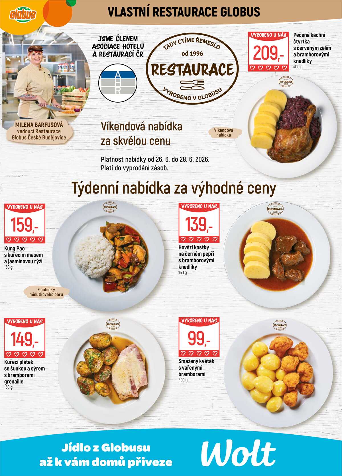Akční leták Globus 24.6. - 30.6.2026 - Globus České Budějovice strana 7