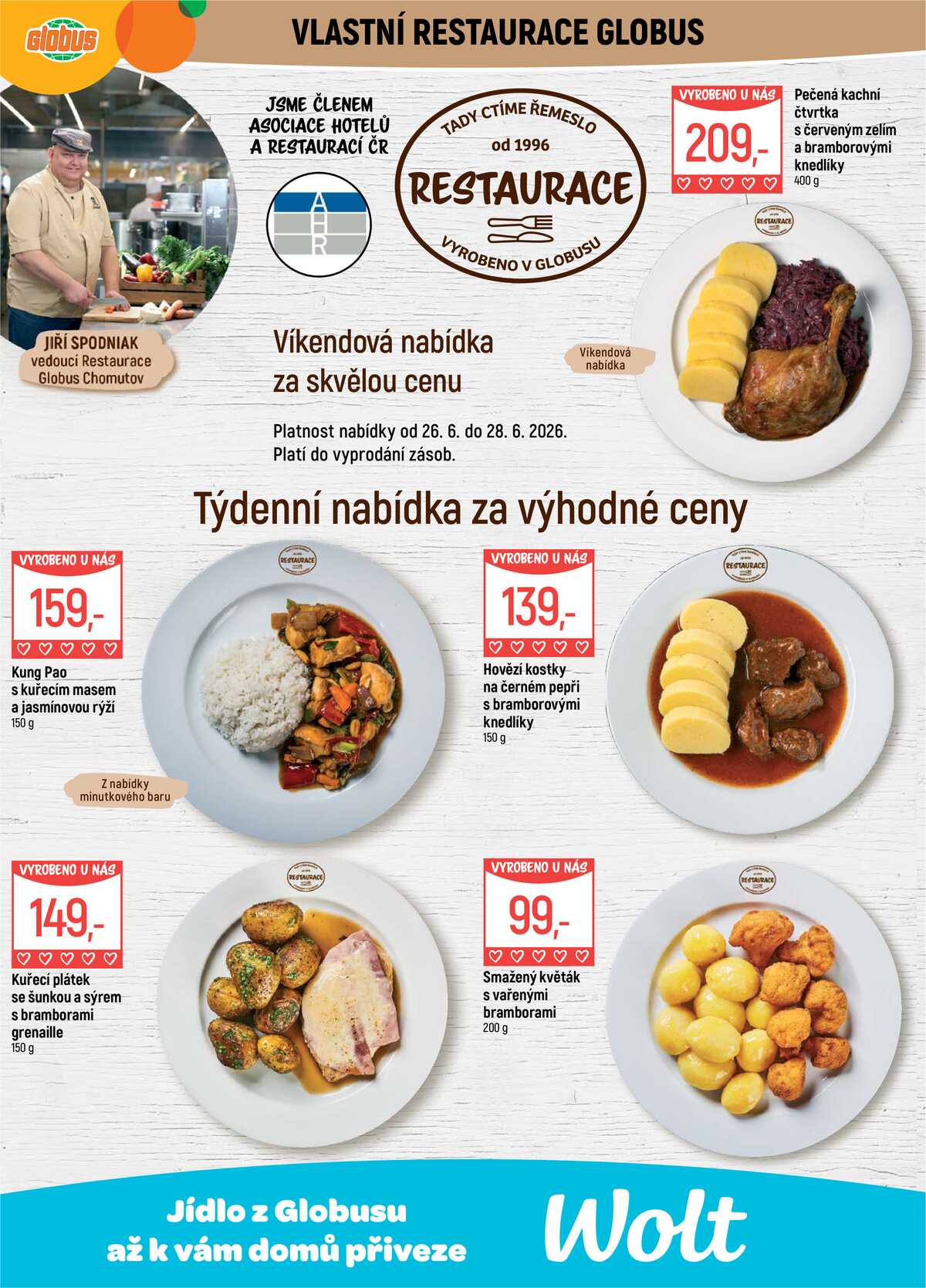 Akční leták Globus 24.6. - 30.6.2026 - Globus Chomutov strana 7