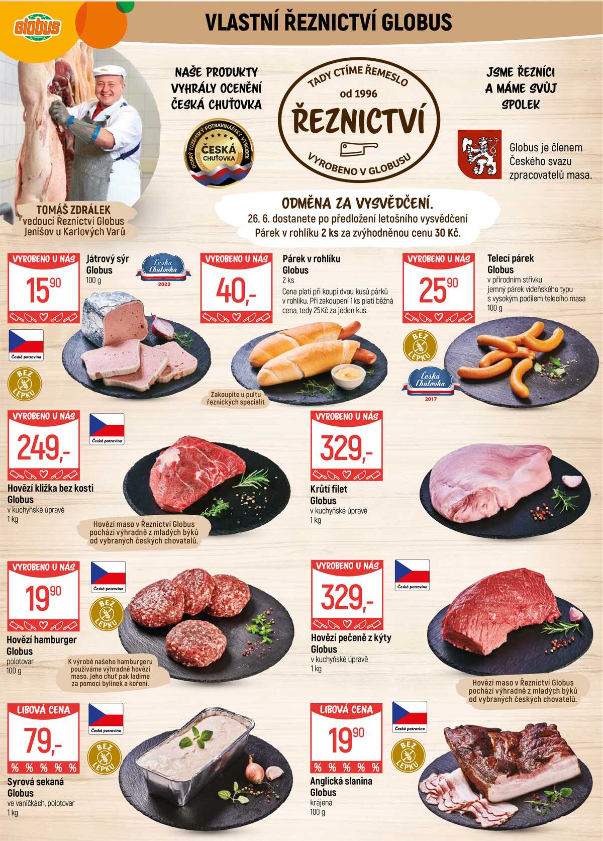 Akční leták Globus 24.6. - 30.6.2026 - Globus Jenišov u Karlových Varů strana 5