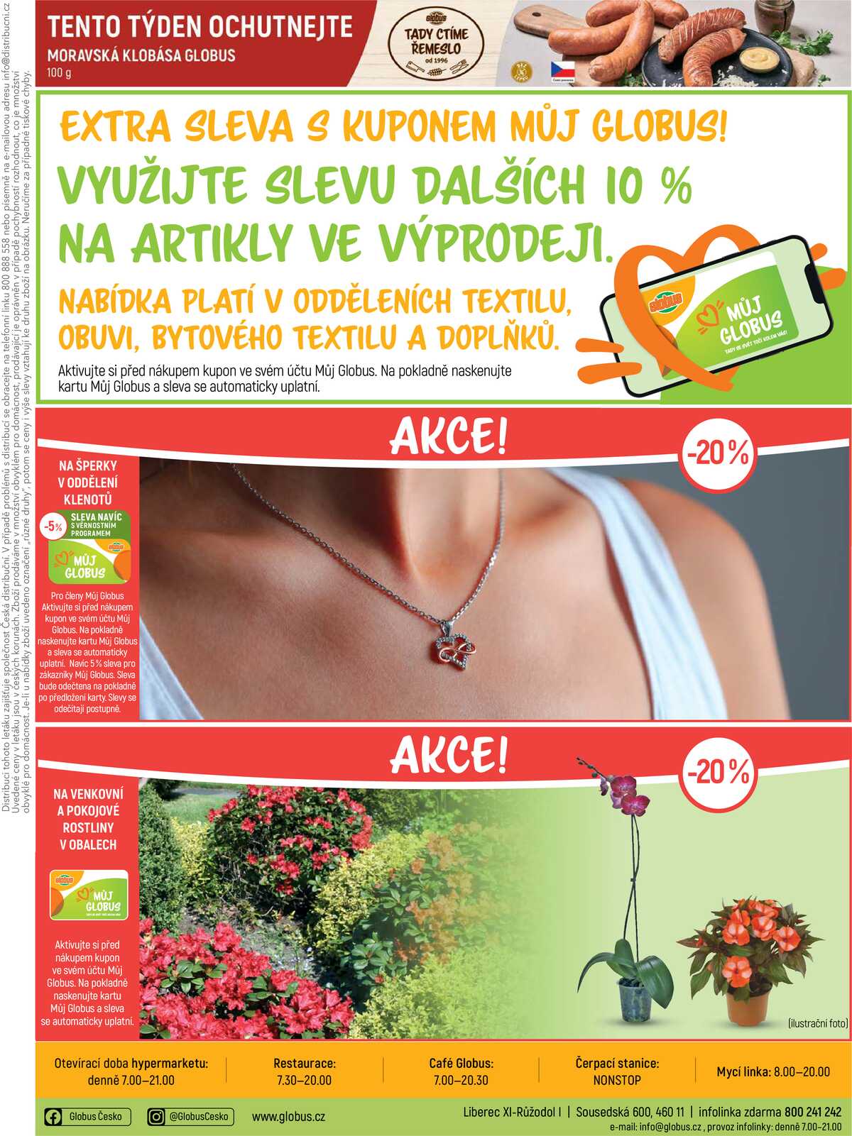Akční leták Globus 24.6. - 30.6.2026 - Globus Liberec strana 34