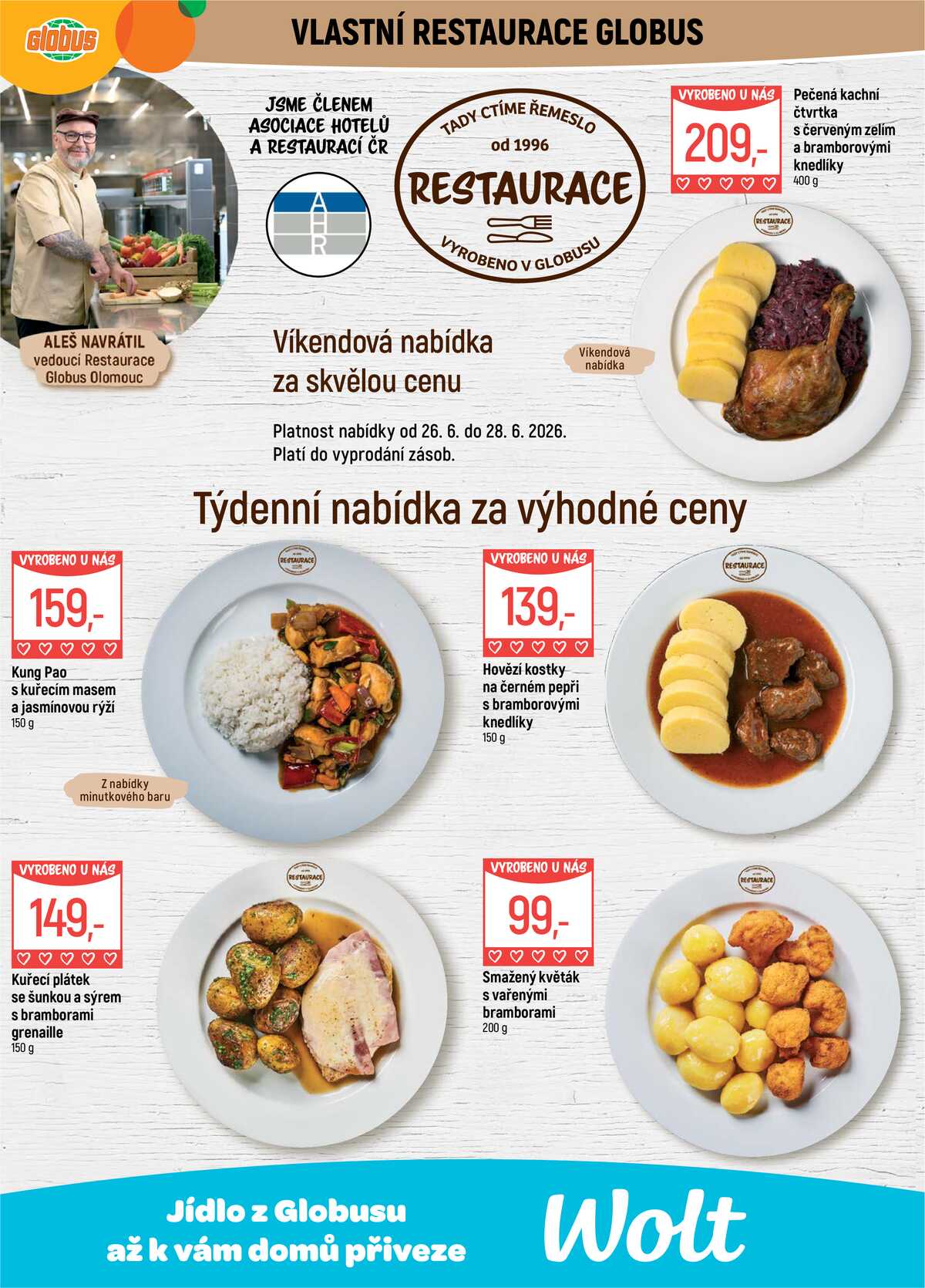 Akční leták Globus 24.6. - 30.6.2026 - Globus Olomouc strana 7