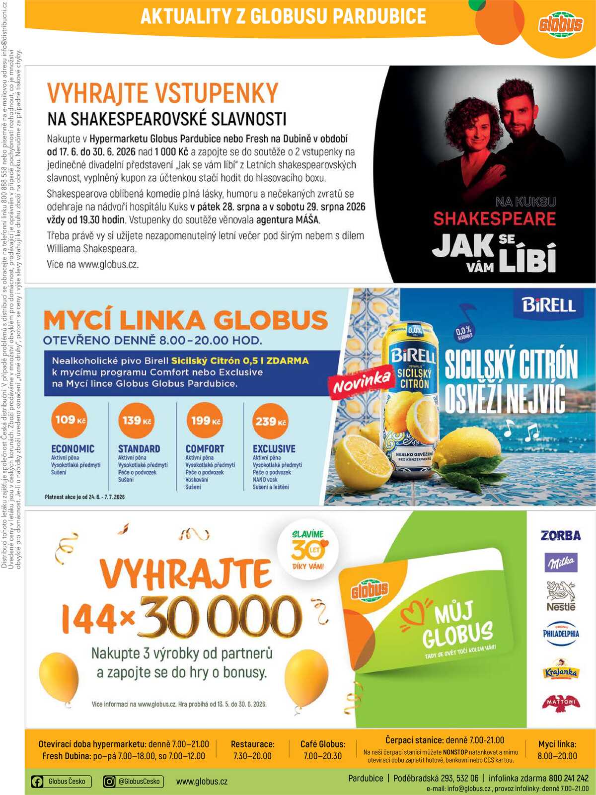Akční leták Globus 24.6. - 30.6.2026 - Globus Pardubice strana 34