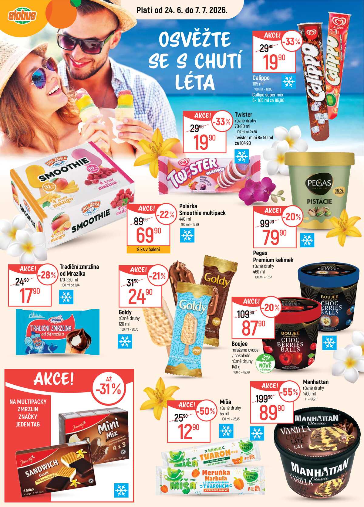 Akční leták Globus 24.6. - 30.6.2026 - Globus Chotíkov u Plzně strana 12