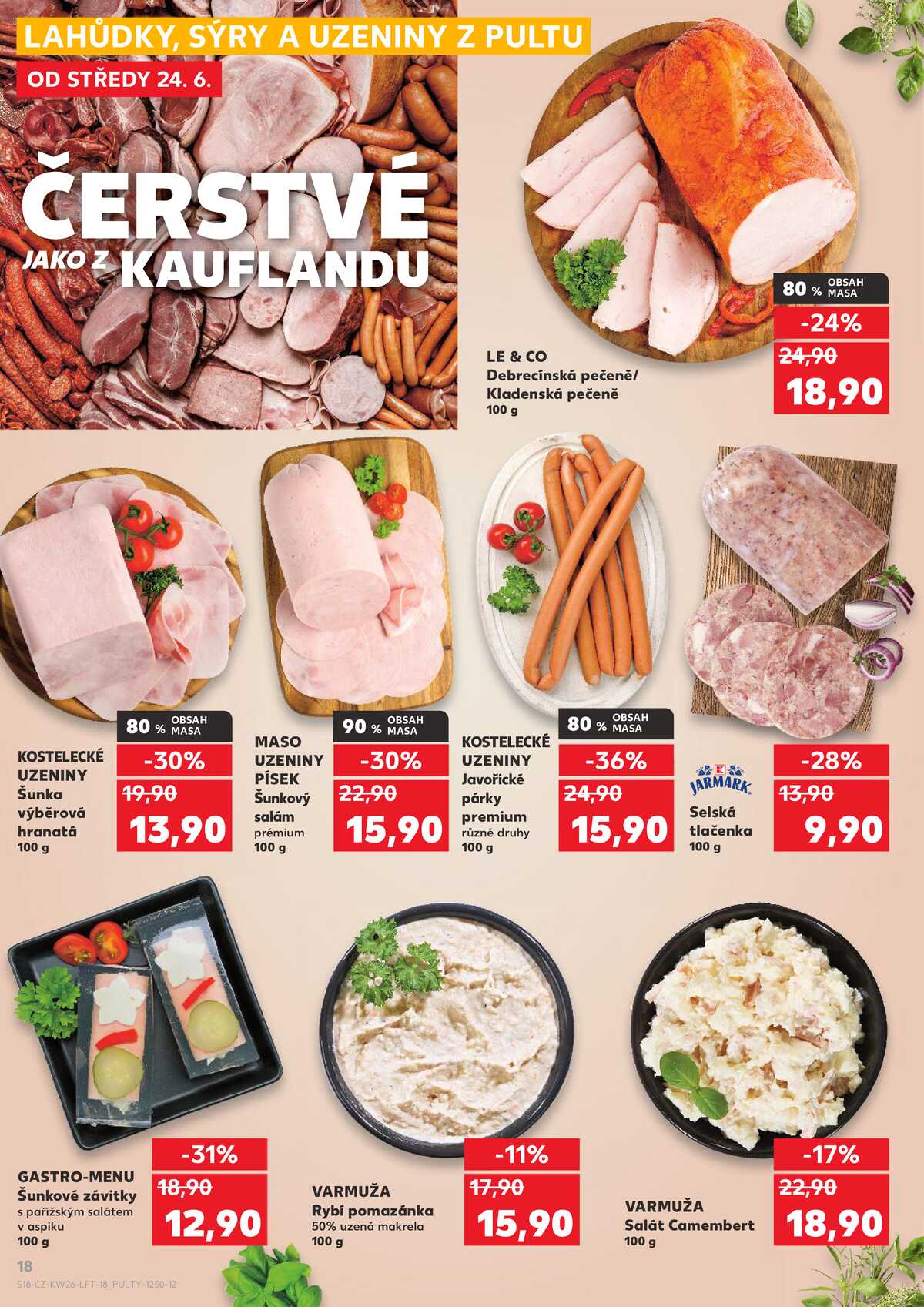 Kaufland 24.6. - 30.6. - Kaufland - Praha 4 (Michle) strana 18