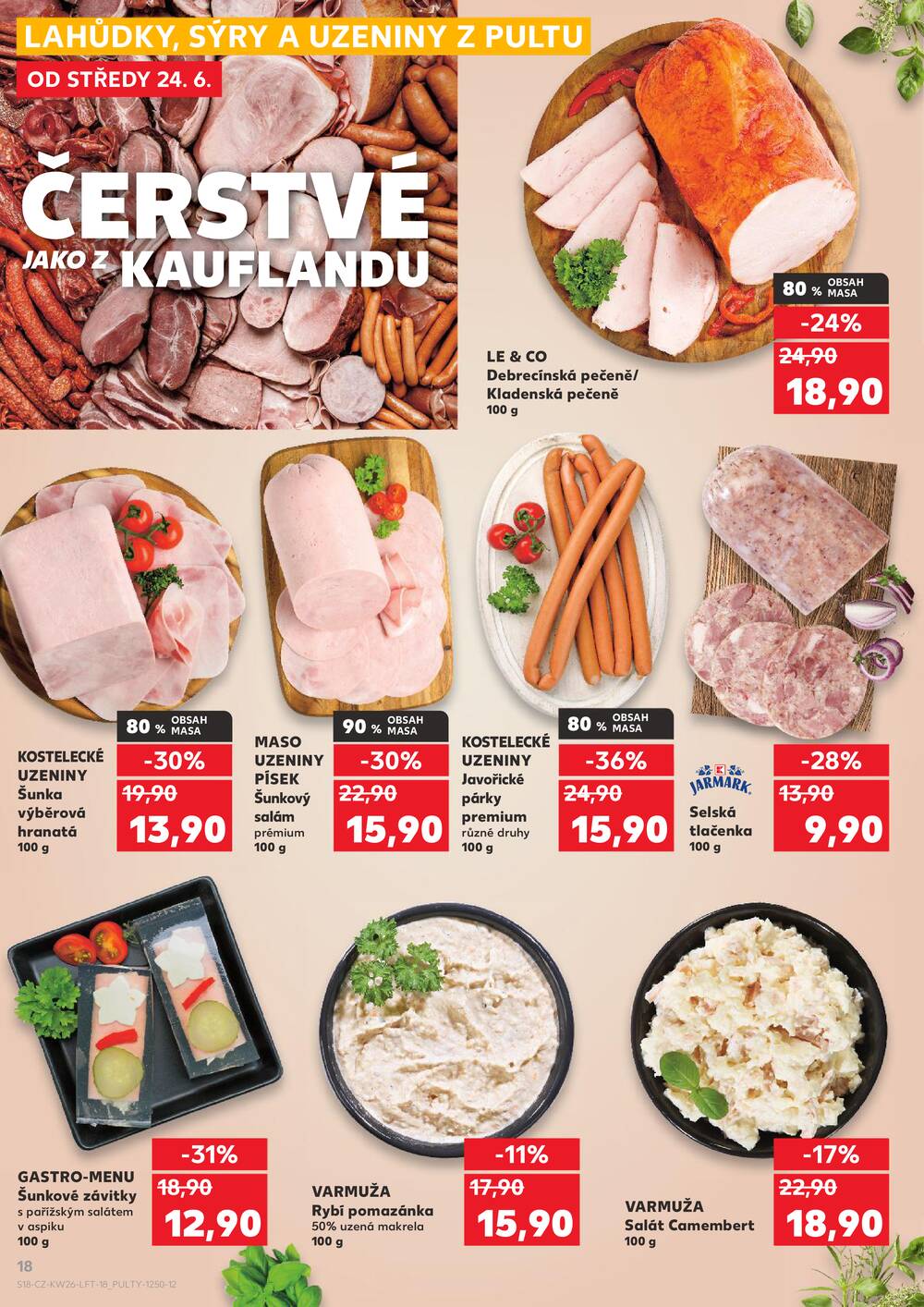 Leták Kaufland - Kaufland 24.6. - 30.6. - Kaufland - Příbram - strana 18