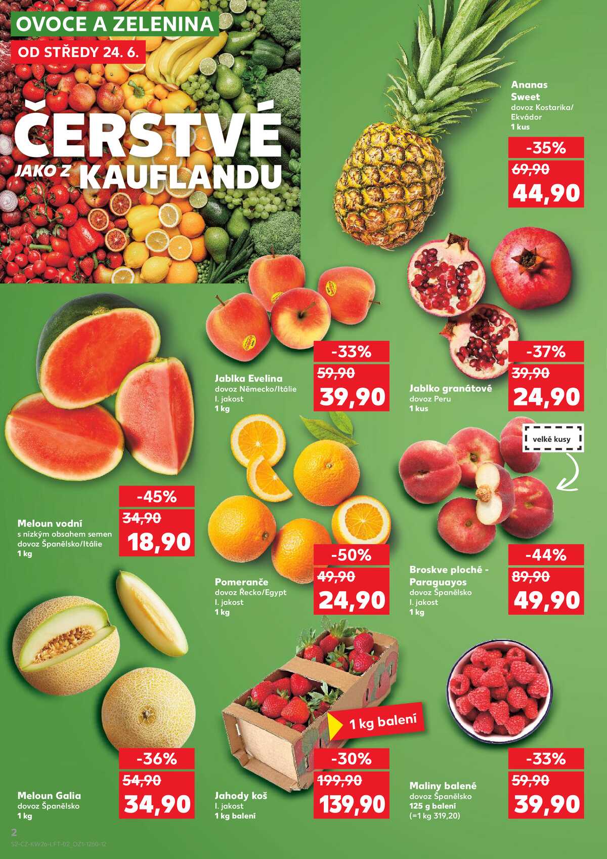 Kaufland 24.6. - 30.6. - Kaufland - Zlín ( OC Čepkov) strana 2