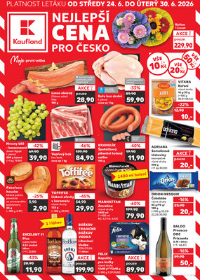 Kaufland 24.6. - 30.6. - Kaufland - Jičín