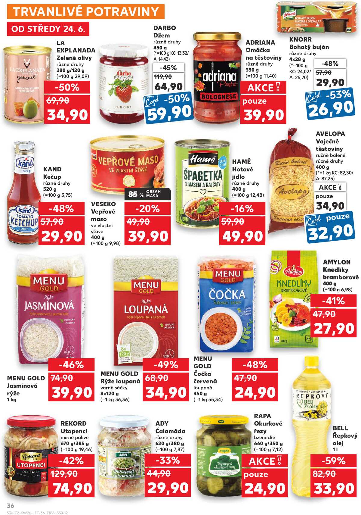 Kaufland 24.6. - 30.6. - Kaufland Humpolec strana 36